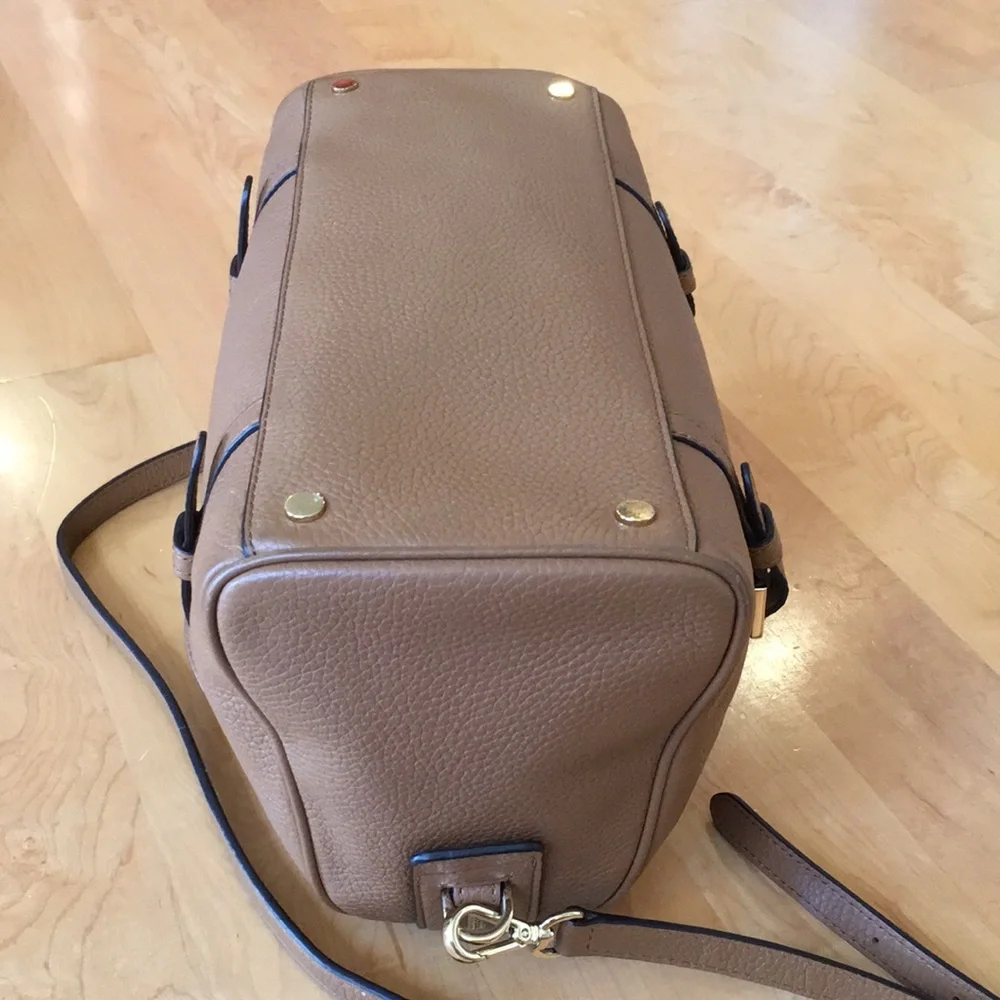 MICHAEL MICHAEL KORS Bedford Legacy Pebbled Leather Duffle Satchel